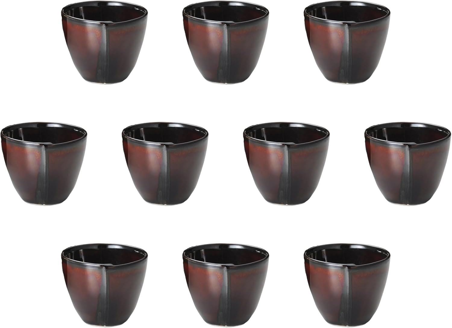 楽山窯 楽山焼 十一代 長岡空権造 出雲盃 共布共箱 V 8634 楽山